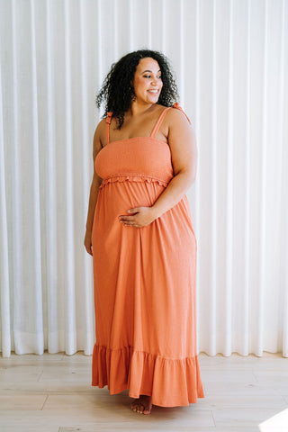 Robe LARISSA 2.0 - corail brûlé