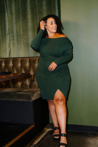 Robe JESSICA - vert profond