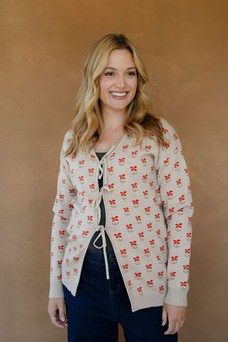 Cardigan LISA - fleurs des bois