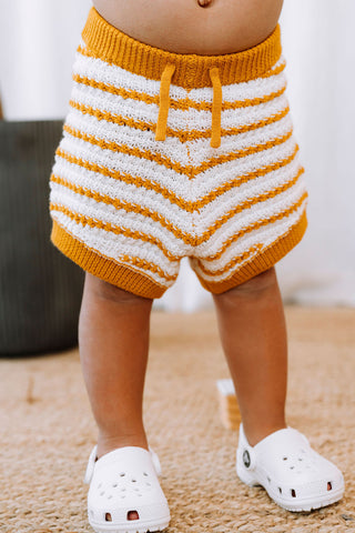 ROSE & LÉO - Petit outfit tricot - bouton d'or
