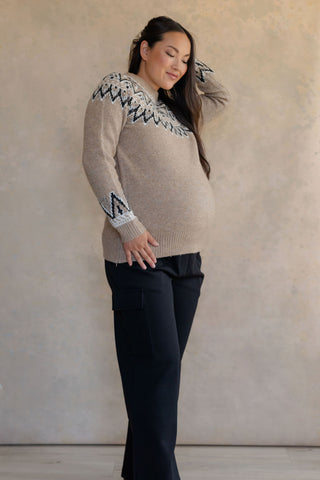 Chandail cozy - motif d'automne