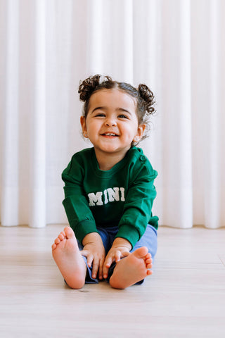 ROSE & LÉO - Crewneck MINI - vert forêt