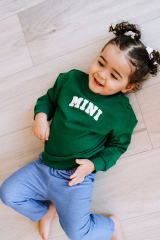 ROSE & LÉO - Crewneck MINI - vert forêt