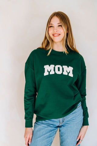Crewneck MOM - vert forêt
