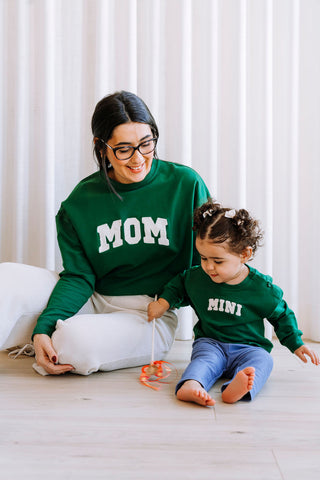 Crewneck MOM - vert forêt