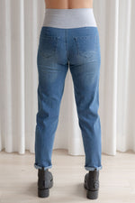 Jeans coupe droite - bleu classique