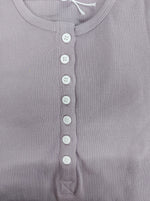 LÉGERS DÉFAUTS - T-shirt TALIA à boutons - lilas