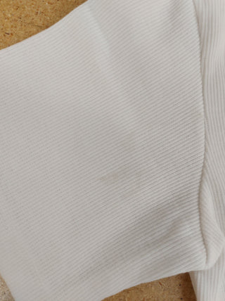 LÉGERS DÉFAUTS - T-shirt TALIA à boutons - blanc