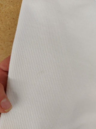 LÉGERS DÉFAUTS - T-shirt TALIA à boutons - blanc
