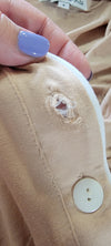 LÉGERS DÉFAUTS - Robe de nuit à manches courtes - beige rosé