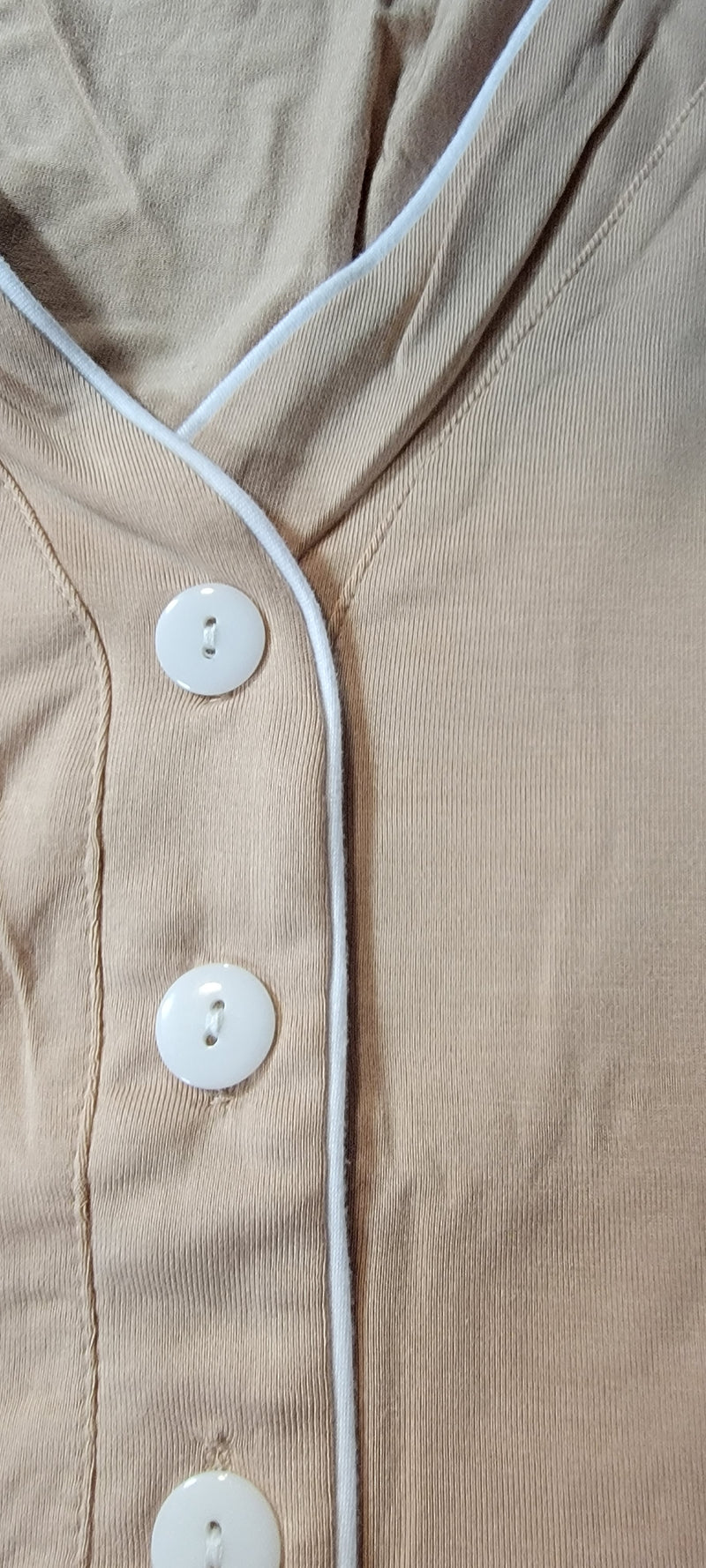 LÉGERS DÉFAUTS - Robe de nuit à manches courtes - beige rosé