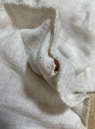 LÉGERS DÉFAUTS - ROMPER en lin - beige mix