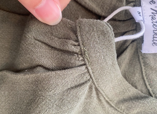 LÉGERS DÉFAUTS - ROMPER en lin - kaki