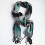 Foulard à carreaux - combo vert