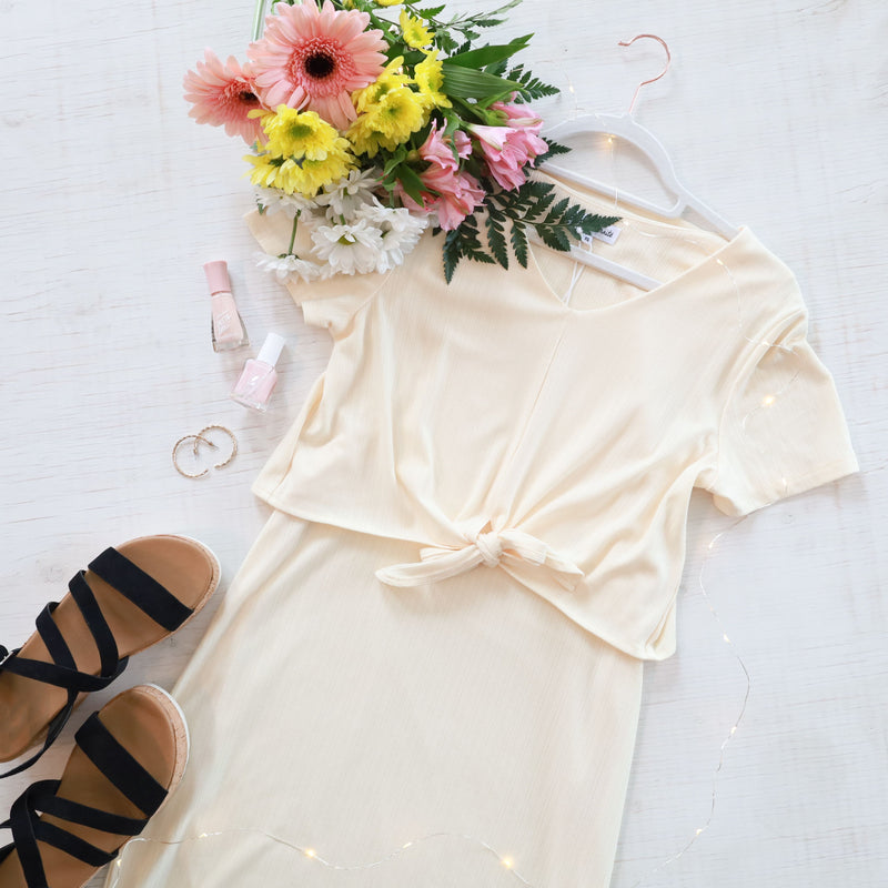 Robe LIANE - ivoire