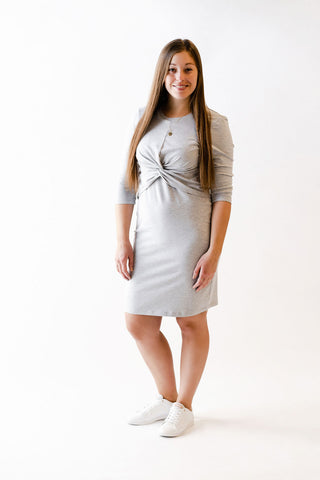Robe FIRST KISS avec noeud - gris pâle mix