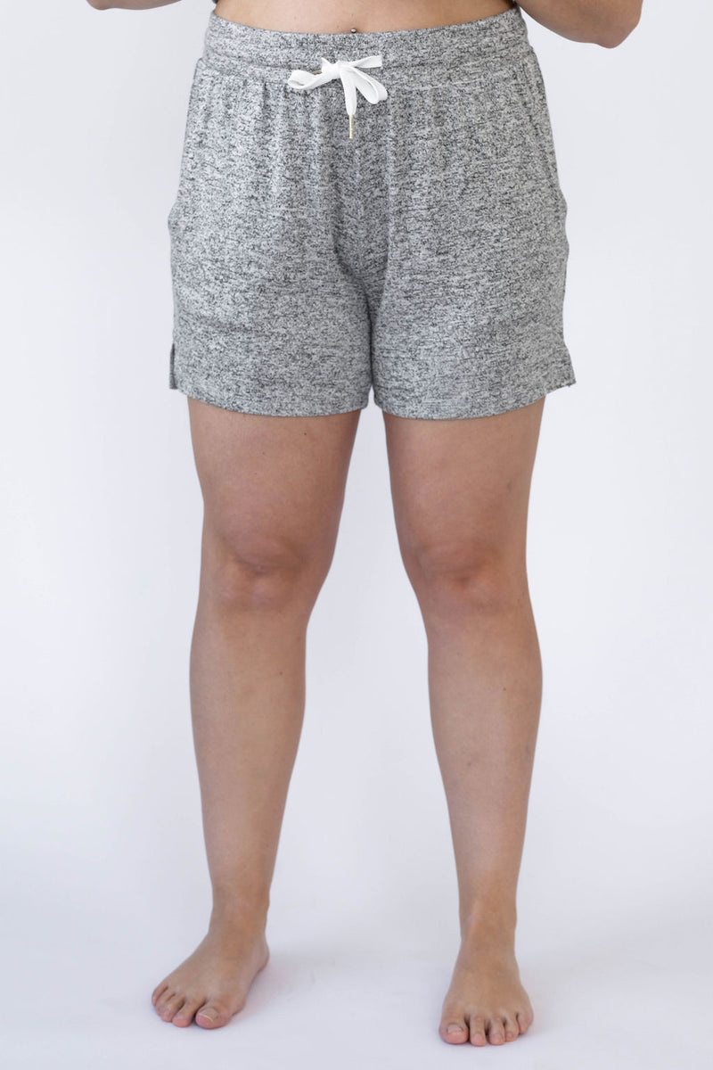 LÉGERS DÉFAUTS - Shorts SALLY - gris chiné