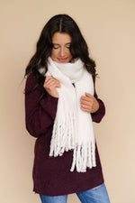 Foulard uni - perle