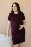Robe CAMILLE - bourgogne