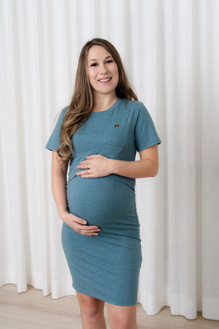 Robe CAMILLE - sarcelle