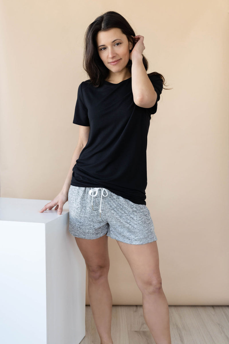 LÉGERS DÉFAUTS - Shorts SALLY - gris chiné