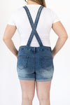 Salopette shorts - denim