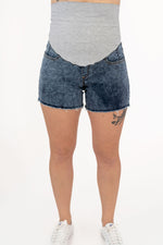 Shorts avec franges - denim