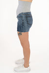 Shorts avec franges - denim