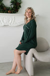 Robe de nuit - vert forêt